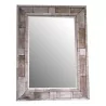 Large 1950s mirror and metal mirror. - Moinat - Mirrors