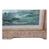 Oil painting on canvas “Le coup de Joran”, signed and dated and … - Moinat - Painting - Landscape