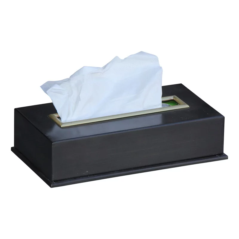 Taschentuchbox aus brüniertem Messing. Hausgemacht … - Moinat - Dekorationszubehör