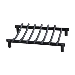 Corbeille à feu en fer noir.