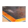 Bureau partnerdesk en bois de noyer monté sur chêne, doble … - Moinat - Bureaux plats