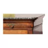 Louis-Philippe chest of drawers in burl walnut with gray marble top … - Moinat - Chests of drawers, Commodes, Chifonnier, Chest of 7 drawers
