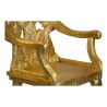 Paire de fauteuils de Brienz en bois entièrement sculpté à la … - Moinat - Fauteuils