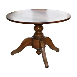Louis - Philippe Napoleon III coffee table in walnut wood …