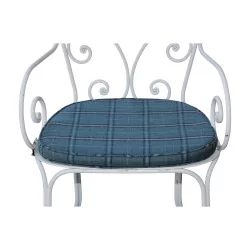Seat cushion for garden seat model VICHY from the