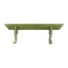 Hanging wall console in green lacquered molded wood. Swiss, - Moinat - VE2022/1