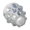 RAMPILLON 型号花瓶，采用无色压制玻璃制成，外观呈乳白色…… - Moinat - 箱, 瓮, 花瓶