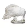 Presse - papier “Sanglier”, en verre incolore et sur une base … - Moinat - Accessoires de bureau, Encriers