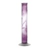 white glass vase covered with purple and engraved with water - … - Moinat - Boxes, Urns, Vases