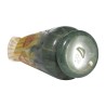 Glass vase with yellow and orange stripes covered with green and … - Moinat - Boxes, Urns, Vases
