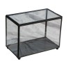 Vitrine Vitrine, Vitrinenmodell, aus schwarzem Eisen und Gläsern … - Moinat - Schachtel, Urnen, Vasen