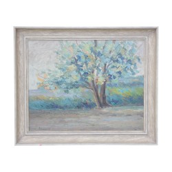 Oil painting on panel signed lower left Pedrazzini, and