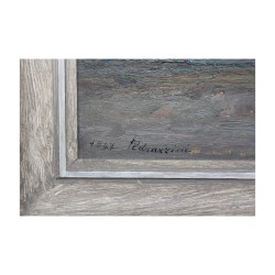 Oil painting on panel signed lower left Pedrazzini, and