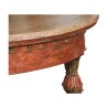 Pair of Directoire half-moon wall consoles in painted wood … - Moinat - ShadeFlair