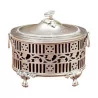 чашка серебряная овальная, четырехногая, с ажурным декором из узоров … - Moinat - Столовое серебро
