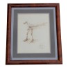 Aquarelle - dessin sous verre signée CÉSAR (1921-1998) César … - Moinat - Tableaux - Divers
