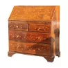 chest of drawers in inlaid walnut wood, 4 drawers. Italy, … - Moinat - VE2022/1