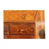 Bureau commode en bois de noyer marqueté, 4 tiroirs. Italie, … - Moinat - VE2022/1