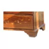 Bureau commode en bois de noyer marqueté, 4 tiroirs. Italie, … - Moinat - VE2022/1