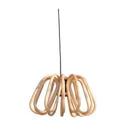Ring suspension in the style of Thonet, in beech wood, …