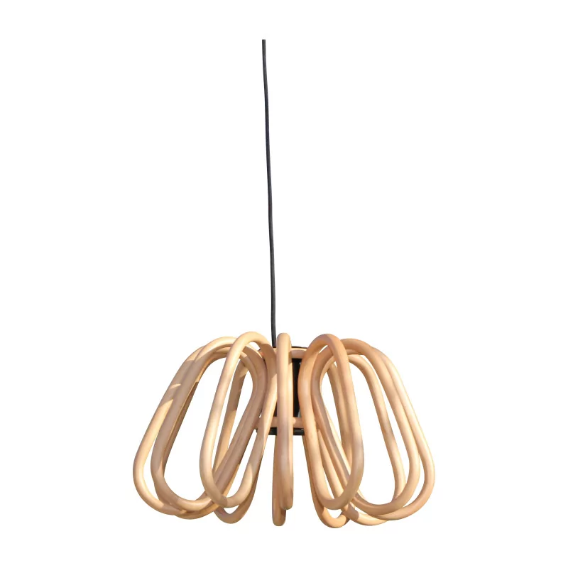 Ring suspension in the style of Thonet, in beech wood, … - Moinat - Chandeliers, Ceiling lamps
