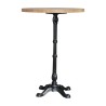 High bistro style bar table, round top in beech and - Moinat - Dining tables