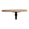 High bistro style bar table, round top in beech and - Moinat - Dining tables