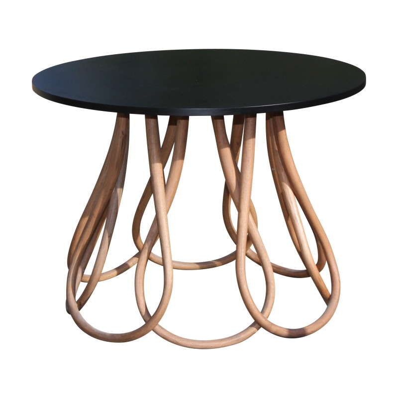 Table de salon dans le goût de Thonet, en bois de hêtre avec - Moinat - Tables de salon