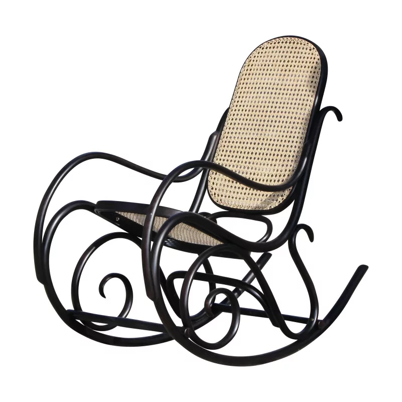 Rocking chair, chaise (fauteuil) à bascule, dans le goût de - Moinat - Fauteuils