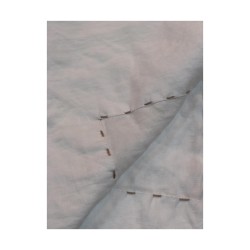 Nappe de la collection LUIZ en lin coloris blanc avec un …