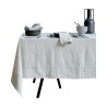 Nappe de la collection LUIZ en lin coloris blanc avec un … - Moinat - Accessoires de décoration