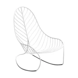 Fauteuil à bascule de jardin modèle FOLIA de la collection