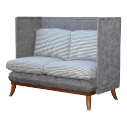 Sofa Modell AURA mit Schaumstoffpolsterung, Holzbeine, gepolstert …