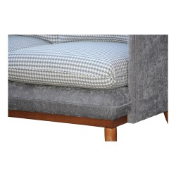Sofa Modell AURA mit Schaumstoffpolsterung, Holzbeine, gepolstert …