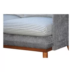 AURA model sofa with foam padding, wooden legs, upholstered…