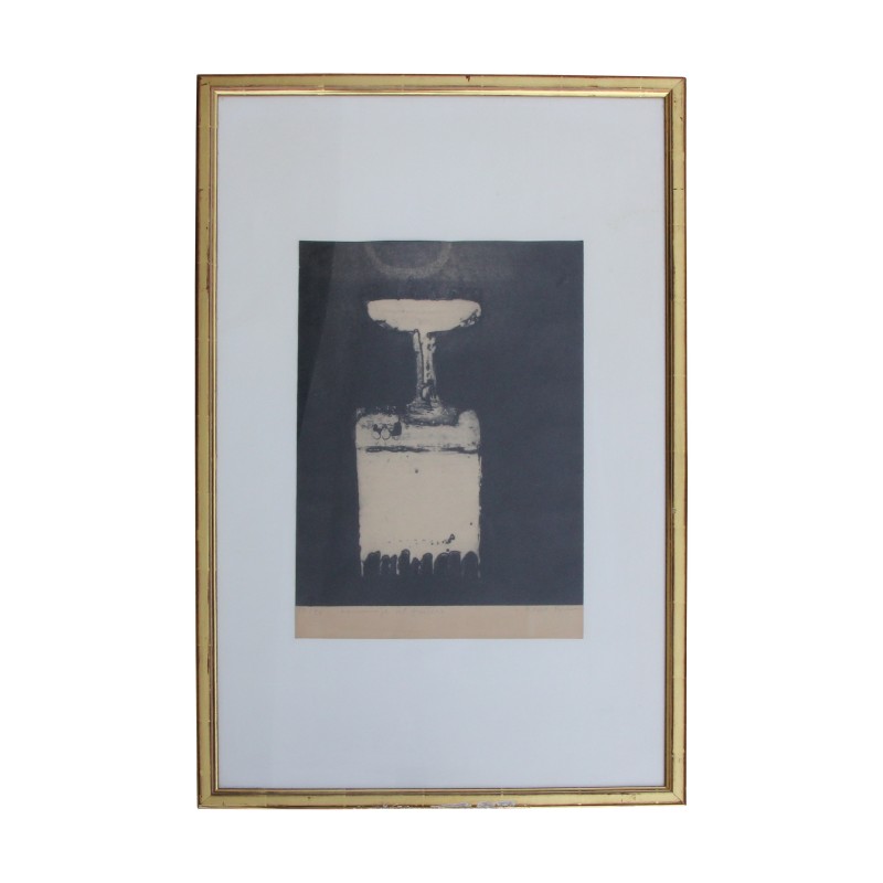 Engraving under glass with gilded wooden frame, signed lower right - Moinat - Prints, Reproductions Engraving under glass with gilded wooden frame, signed lower right - Moinat - Prints, Reproductions