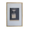 Engraving under glass with gilded wooden frame, signed lower right - Moinat - Prints, Reproductions