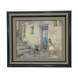 oil painting on canvas signed lower left André PETROFF...