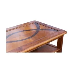 Rechteckiger Couchtisch im Kolonialstil aus Holz …