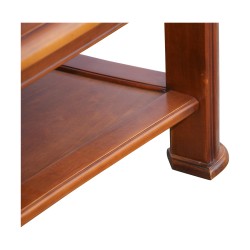 Table de salon rectangulaire de style colonial en bois en bois …