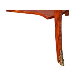 Paar Beistelltische aus eingelegtem Holz mit 1 Schublade und …