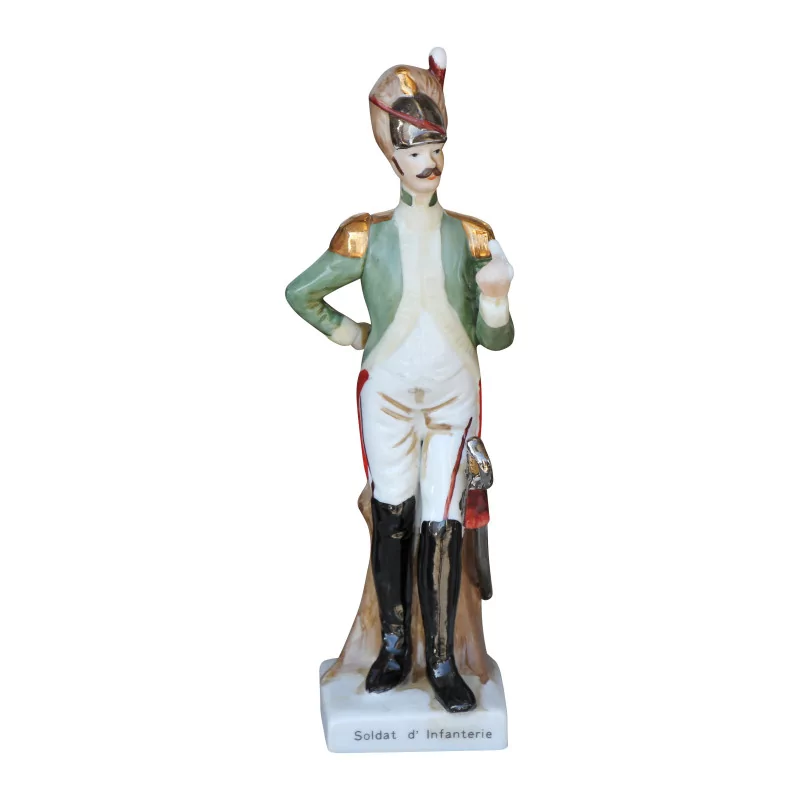 Soldat en porcelaine “Soldat d'Infanterie” 20ème siècle - Moinat - Porcelaine