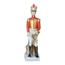 Soldat en porcelaine “Officier des Hussards” 20ème siècle