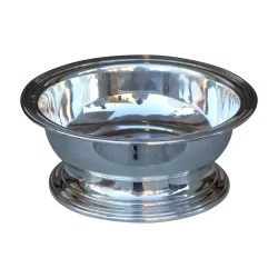 Vide poche (corbeille - plat) en argent. 20ème siècle