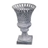 braided cast iron vase (30kg) - Moinat - Exterior planters