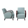 Paire de fauteuils Club Art-déco modèle des années 20 … - Moinat - Fauteuils