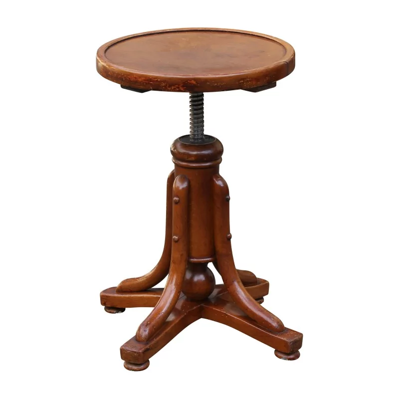 Tabouret de piano en bois courbé et plateau en bois croisé, … - Moinat - Tabourets, Banquettes, Poufs Tabouret de piano en bois courbé et plateau en bois croisé, … - Moinat - Tabourets, Banquettes, Poufs