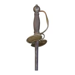 把带有青铜剑柄和剑刃的决斗仪式剑