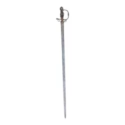Bronze sword with wire hilt...