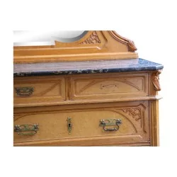 马若雷勒风格的抽屉柜，带镜子，…